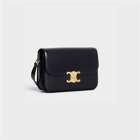 black celine triomphe|celine triomphe classique.